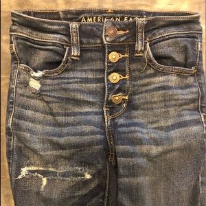 dark blue American Eagle jeans